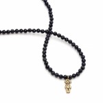 Choker z nocy kairu, srebro pozłacane