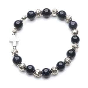 Bransoletka z Nocy Kairu i metalowych różyczek