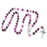 Różaniec z Agatu fioletowego